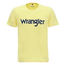 Camiseta Amarela Masculina Básica Original Wrangler 28419