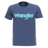 Camiseta Azul Masculina Básica Wrangler Original 28264