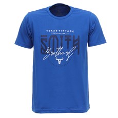 Camiseta Azul Masculina Smith Brothers 28180