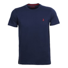 Camiseta Básica Masculina Azul Austin Western 25061 Camiseta Básica Masculina Azul Austin Western 25061