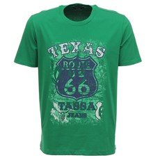 Camiseta Básica Masculina Verde Tassa 31183