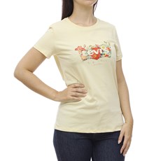 Camiseta Feminina Amarela Estampada Floral Levi's 29058