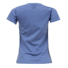 Camiseta Feminina Baby Look Azul Tuff 27445