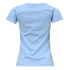 Camiseta Feminina Baby Look Azul Tuff 27454