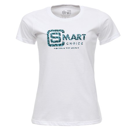 Camiseta Feminina Baby Look Branca Smart Choice 27450