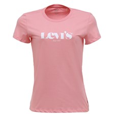 Camiseta Feminina Básica Rosa Levi's 28194