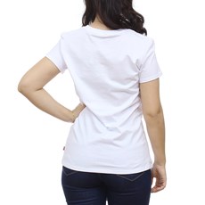 Camiseta Feminina Branca Estampada Levi's 29749