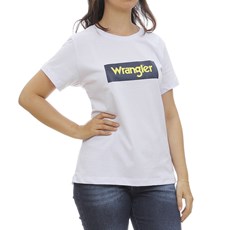 Camiseta Feminina Branca Wrangler 30041