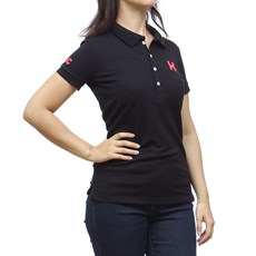 Camiseta Gola Polo Feminina Preta TXC 30548