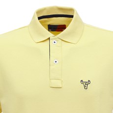 Camiseta Gola Polo Smith Brothers Amarelo 30682
