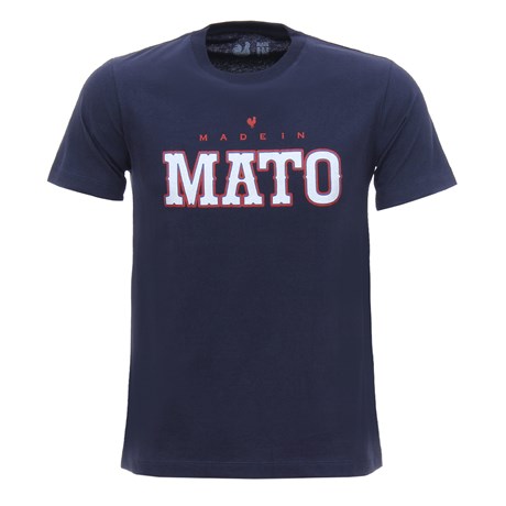 Camiseta Masculina Azul Marinho Estampada Made in Mato 28716