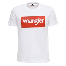 Camiseta Masculina Branca Básica Original Wrangler 27884
