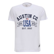 Camiseta Masculina Branca USA Austin Western 28731