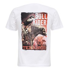 Camiseta Masculina Bull Rider Branca Texas Diamond 27830