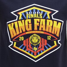 Camiseta Masculina Estampada Azul Marinho King Farm 32201