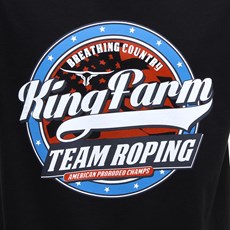Camiseta Masculina Estampada Preta King Farm 32199