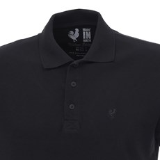 Camiseta Masculina Gola Polo Preta  Made In Mato 28513