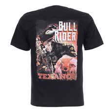 Camiseta Masculina Preta Bull Rider Texas Diamond 27831