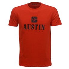 Camiseta Masculina Vermelha Austin Western 31871
