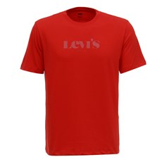 Camiseta Masculina Vermelha Básica Levi's 28196