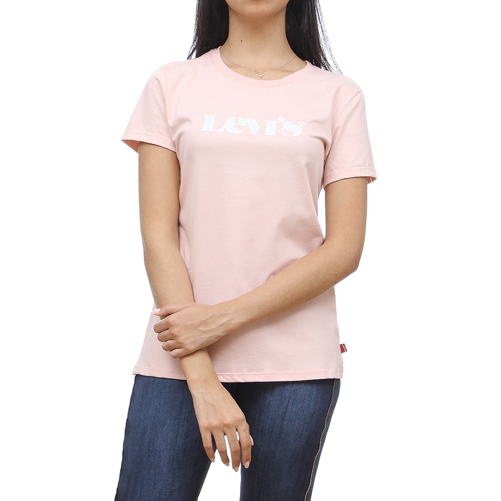 camiseta feminina levis rosa