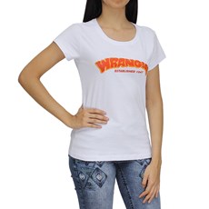 Camiseta T-Shirt Feminina Branca Wrangler 25972