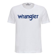 Camiseta Wrangler Masculina Branca Original 27039