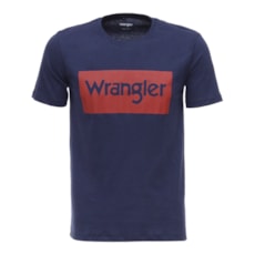 Camiseta Wrangler Original Masculina Azul 26610 Camiseta Wrangler Original Masculina Azul 26610
