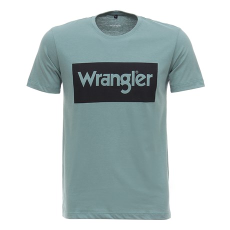 Camiseta Wrangler Original Masculina Verde 27939