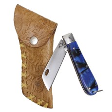 Canivete com Lâmina em Aço Inox e Cabo Azul Rodeo West 31501
