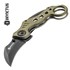Canivete Inox com Clipe Invictus Shark Green 30384