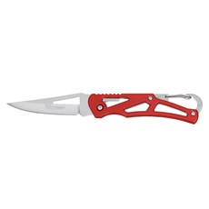 Canivete Vermelho com Lâmina de Aço Inox e Mosquetão Western 29389