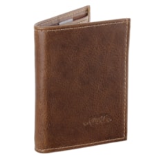 Carteira de Couro Marrom Masculina DH Couros 28588 Carteira de Couro Marrom Masculina DH Couros 28588