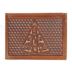 Carteira Masculina Couro Bordado Pyramid Country 22685 Carteira Masculina Couro Bordado Pyramid Country 22685
