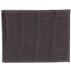 Carteira Masculina Crocodilo Marrom Cow Way 19980 Carteira Masculina Crocodilo Marrom Cow Way 19980