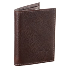 Carteira Masculina de Couro Marrom DH Couros 28587 Carteira Masculina de Couro Marrom DH Couros 28587
