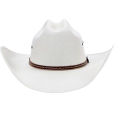 Chapéu Branco Bandinha de Couro Texas Diamond 21099