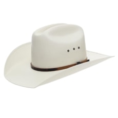 Chapéu Branco Com Bandinha Marrom Texas Diamond 24807 Chapéu Branco Com Bandinha Marrom Texas Diamond 24807