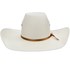 Chapéu Branco de Cowboy Aba Larga Texas Diamond 21113