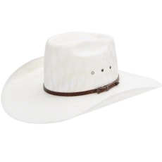 Chapéu Copa Alta Texas Diamond Bandinha de Couro 21060 Chapéu Copa Alta Texas Diamond Bandinha de Couro 21060