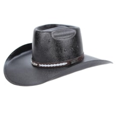 Chapéu Country Copa Alta Preto Texas Diamond 22982 Chapéu Country Copa Alta Preto Texas Diamond 22982