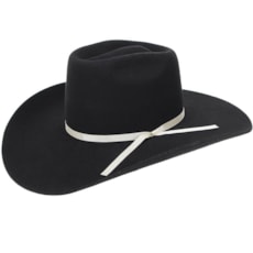 Chapéu Cowboy Preto Texas Diamond Copa Alta 20995 Chapéu Cowboy Preto Texas Diamond Copa Alta 20995