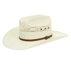Chapéu de Cowboy Bangora Copa Rendada Bandinha Caramelo com Fivela Texas Diamond 28683