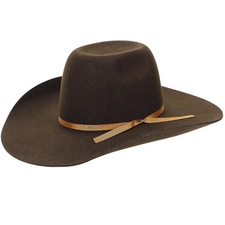 Chapéu de Cowboy Fabricado Em Feltro Marrom Texas Diamond 21132