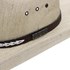 Chapéu de Cowboy Juta Bandinha de Couro Café Escamada Texas Diamond 24877