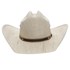 Chapéu de Cowboy Juta Bandinha de Couro Marrom Trançada Texas Diamond 24878