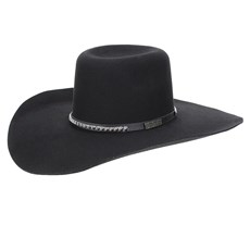 Chapéu de Feltro Preto Aba Larga Texas Diamond 22899