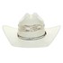 Chapéu de Palha Bandinha com Pedras de Vidro Texas Diamond Bangora 26378