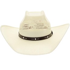Chapéu de Palha Bangora Texas Diamond Copa Quadrada 20803