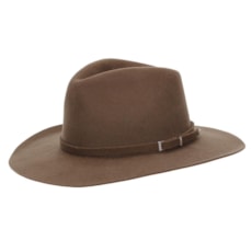 Chapéu Marrom de Feltro 3X Texas Diamond Forrado 22818 Chapéu Marrom de Feltro 3X Texas Diamond Forrado 22818